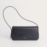 MATRIARQE Otto Baguette Bag in Leather - Black