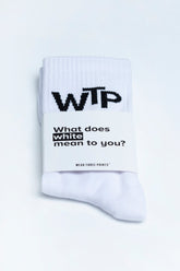 Wear Three Points WTP White Socks