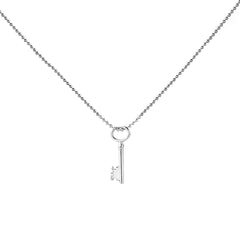Chaseldor Key Silver Necklace