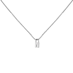 Chaseldor Lock Silver Necklace