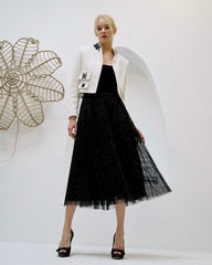 Juweel'O Simli Tül Etek