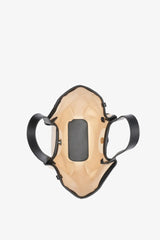 Loventa Mini Tote Bag Niesha - S Black Beige