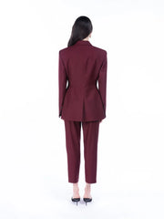 Peploum Marvin Side Pocket Trousers