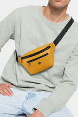 Dellel Deri Yellow Waist Bag