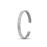 Chaseldor Helix Silver Men's Bracelet