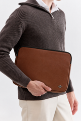 Dellel Deri Brown Laptop Bag