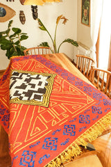 BAKLAVA Hand Woven Double Sided Wool Rug NO: 1