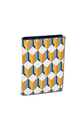 Dellel Deri Monogram Yellow-White Card Holder