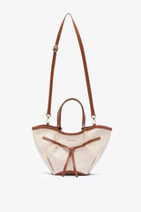 Loventa Mini Tote Bag Niesha - S Black Tan Beige