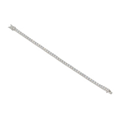 SooSilkyGems 4.5 MM RADIANT CUT TENNIS BRACELET