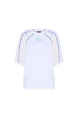 Knitology KNTLGY Kesik Beyaz T-shirt