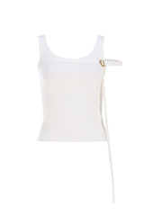 Knitology KNTLGY Sleeveless Asymmetric Bluz