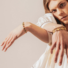 Maison Lygos Irene Enamel Bracelet