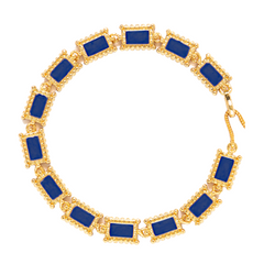 Maison Lygos Ravenna Rectangle Enamel Bracelet
