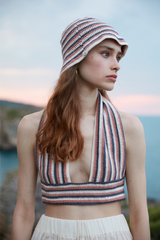 Handarte Los Angeles El Örgüsü Somon Şapka