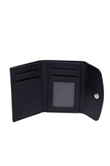 Dellel Deri Monogram Navy Blue Wallet