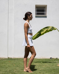 IAMLOVEIN White' Lina Crop Top