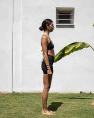 IAMLOVEIN Black' Biker Shorts