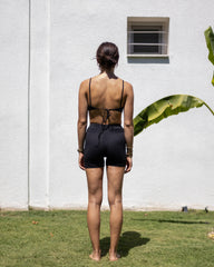 IAMLOVEIN Black' Biker Shorts