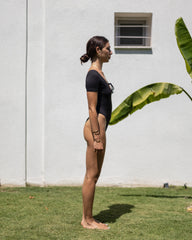 IAMLOVEIN Black' Call Me Bodysuit