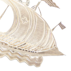 Maison Lygos Ex-Voto Gemi Broş