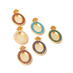 Maison Lygos Sophia Oval Medaillon