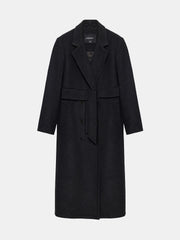 Peploum Harlow Wool Blend Suiting Coat