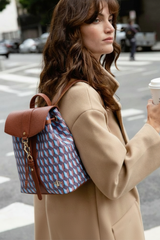 Dellel Deri MBack Blue Backpack