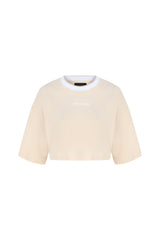 Knitology KNTLGY Summer Seeker Bej Tişört