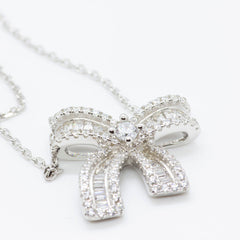 SooSilkyGems BOW NECKLACE NO 101