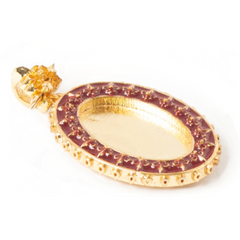 Maison Lygos Sophia Oval Medaillon