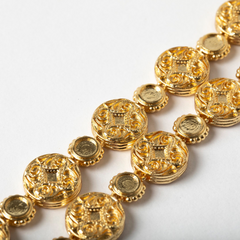 Maison Lygos Theodora Altın Emaye Kolye