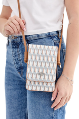 Dellel Deri Gray Helion Phone Bag