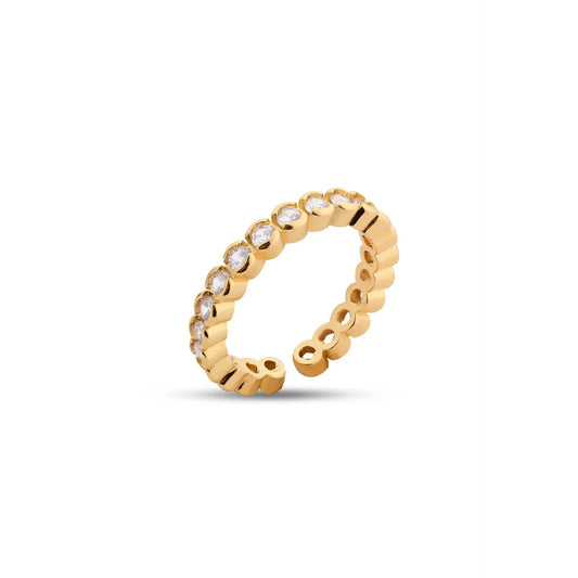 Chaseldor Gold Row Stone Ring