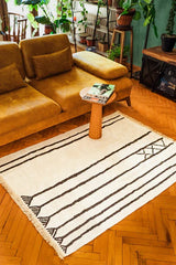 KENDIR Hand Woven Upcycle Hemp Rug