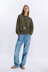 Aimée Olive Sweatshirt