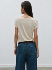 Aimée Pure Elegance Soft Beige Tshirt
