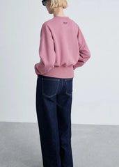 Aimée Wide Waist Cincher Pink Sweatshirt