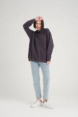 Aimée Kapüşonlu Antrasit Sweatshirt