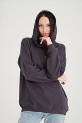 Aimée Kapüşonlu Antrasit Sweatshirt