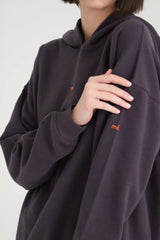 Aimée Kapüşonlu Antrasit Sweatshirt