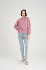 Aimée Wide Waist Cincher Pembe Sweatshirt