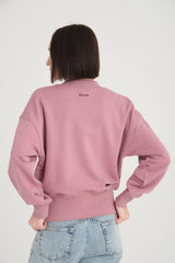 Aimée Wide Waist Cincher Pembe Sweatshirt