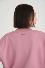 Aimée Wide Waist Cincher Pembe Sweatshirt