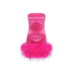 Alia Studio Nicole Elbise in Pembe