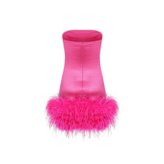 Alia Studio Nicole Elbise in Pembe