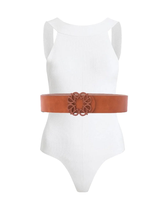 Colección Tansu Brittany Anagram Belt Brown