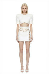 RAN Officiel Donna Crop Top