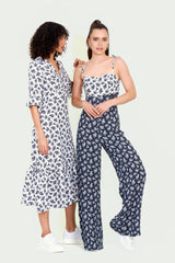Eloshé Jumpsuit – Floral Pattern Viscose BEDSSM102