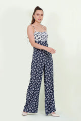 Eloshé Jumpsuit – Floral Pattern Viscose BEDSSM102